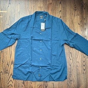 Todd Snyder Navy Button-Up Shirt